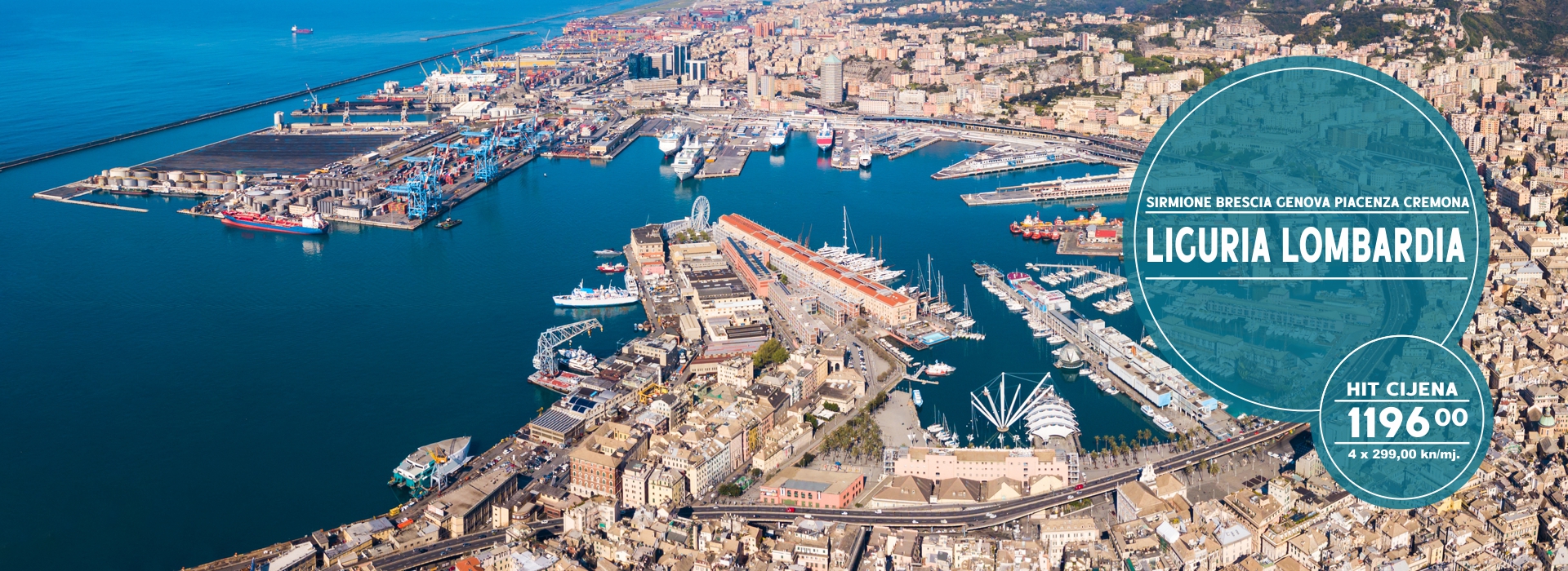 PUTOVANJE LIGURIA LOMBARDIA 2022. IZ OSIJEKA I ZAGREBA